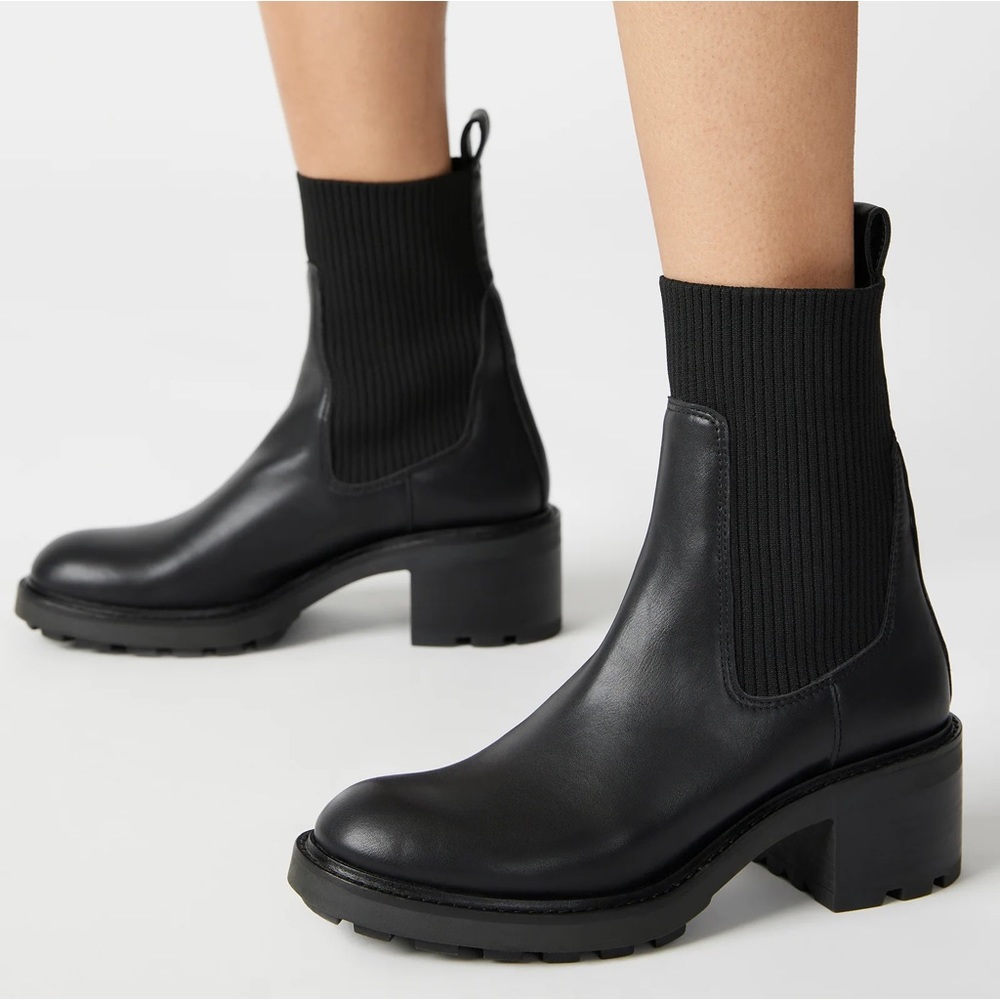 Black ankle boots
